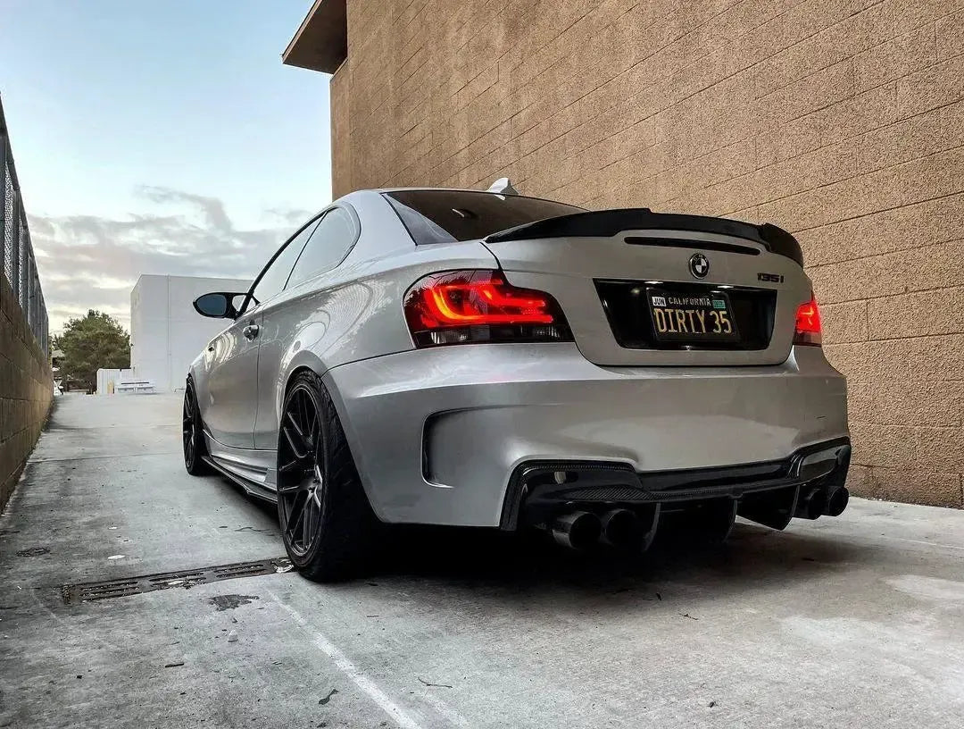 M4 Style Carbon Fiber Trunk Spoiler - BMW E82 1 Series & 1M