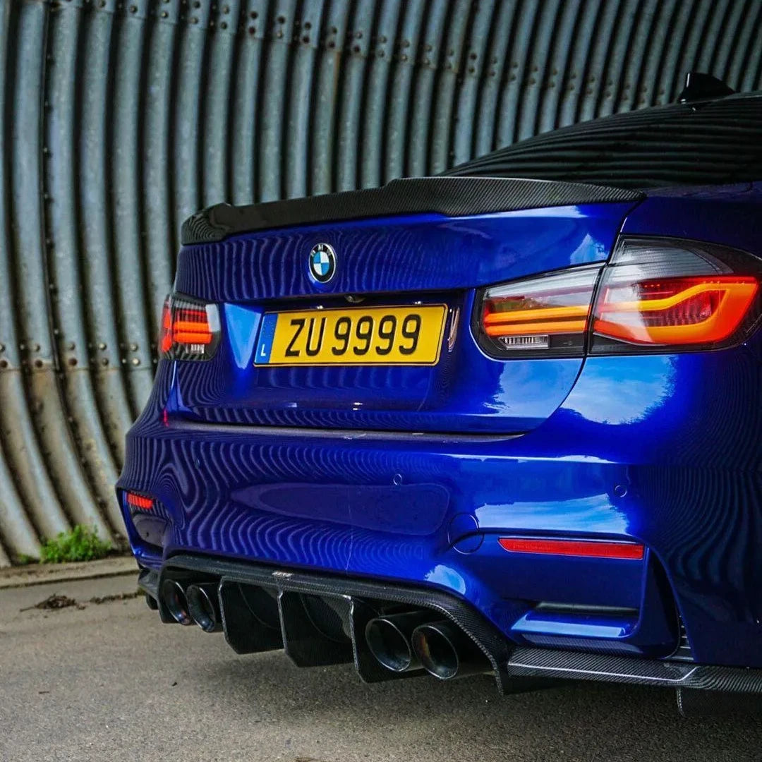 M4 Style Carbon Fiber Trunk Spoiler - BMW F80 M3 & F30 3 Series