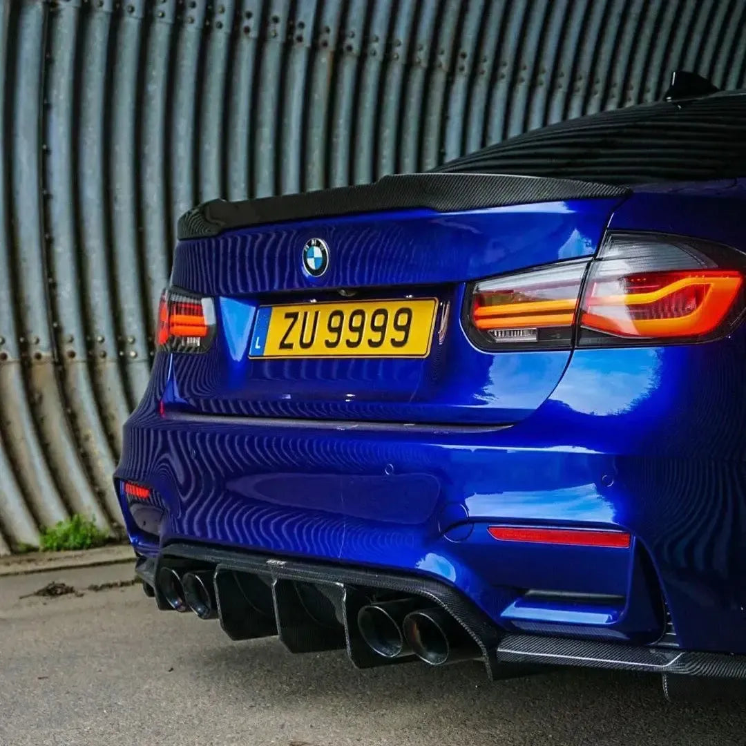 M4 Style Carbon Fiber Trunk Spoiler - BMW F80 M3 & F30 3 Series