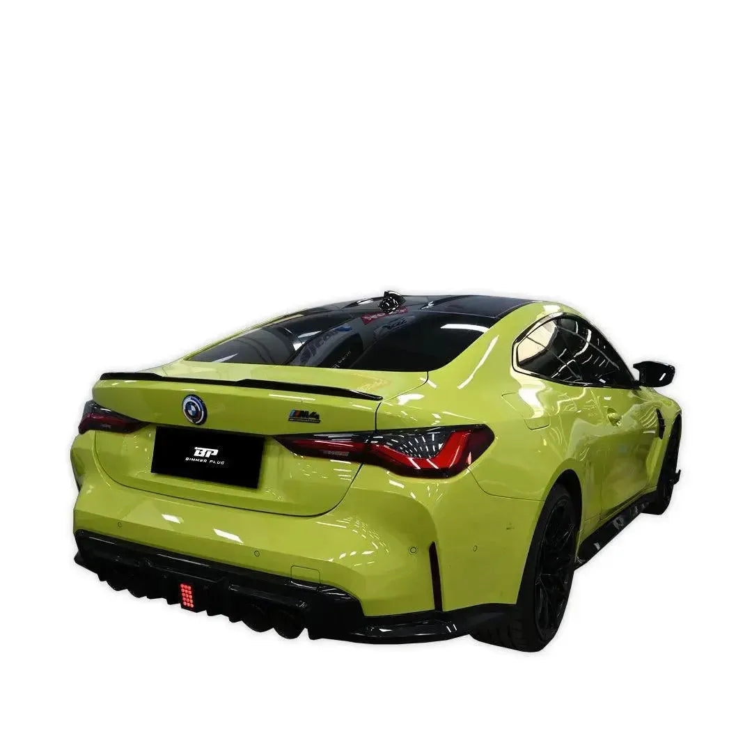 MHC Style Carbon Fiber Rear Diffuser with Break Light - BMW G80 M3 & G82/G83 M4