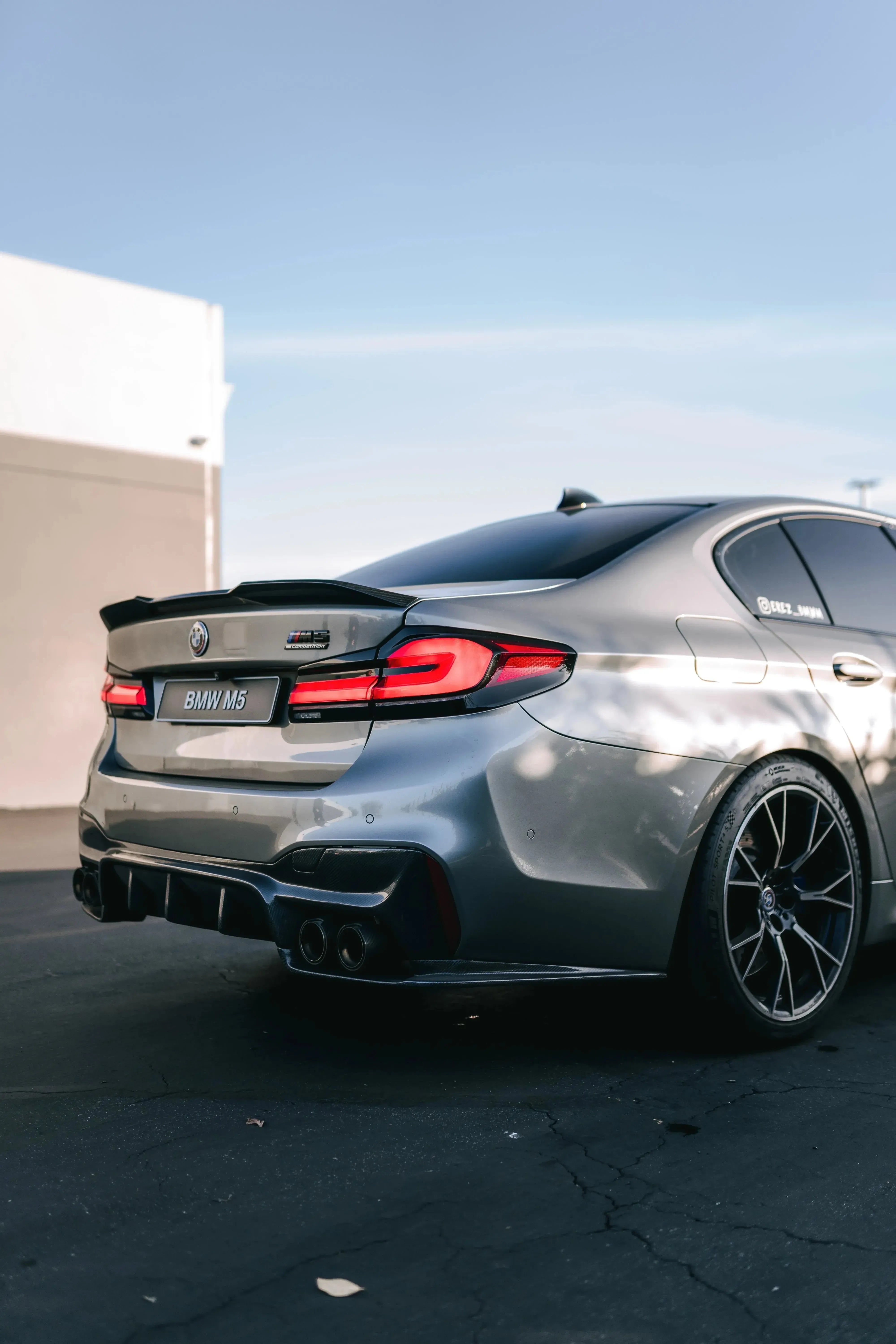 MP PRO V1 Style Carbon Fiber Trunk Spoiler - BMW F90 M5 & G30 5 Series