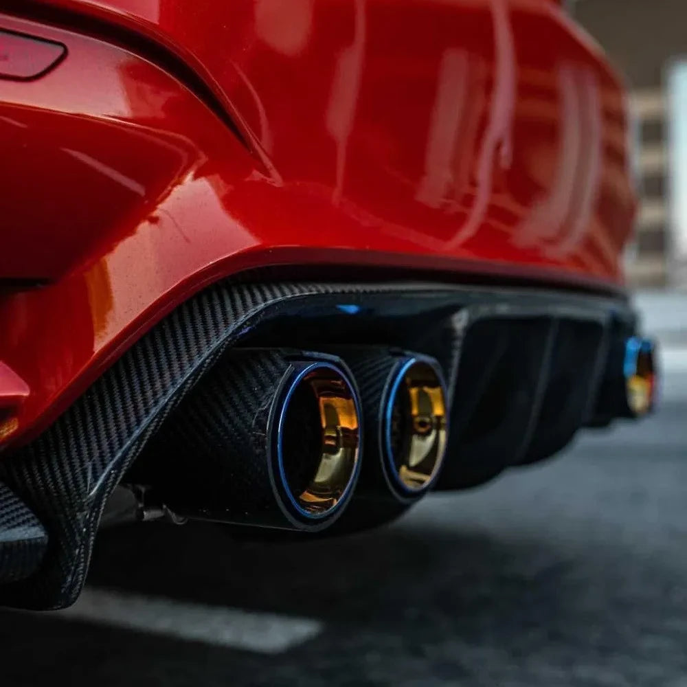 MP Style Carbon Fiber Dual Exhaust Tip