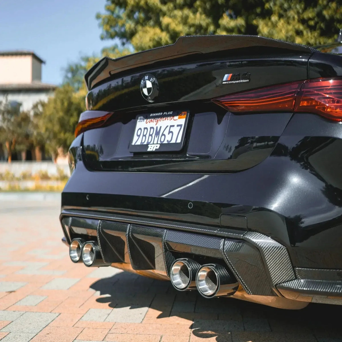 MP Style Carbon Fiber Exhaust Tip Set - BMW G80 M3, G82 M4 & G87 M2