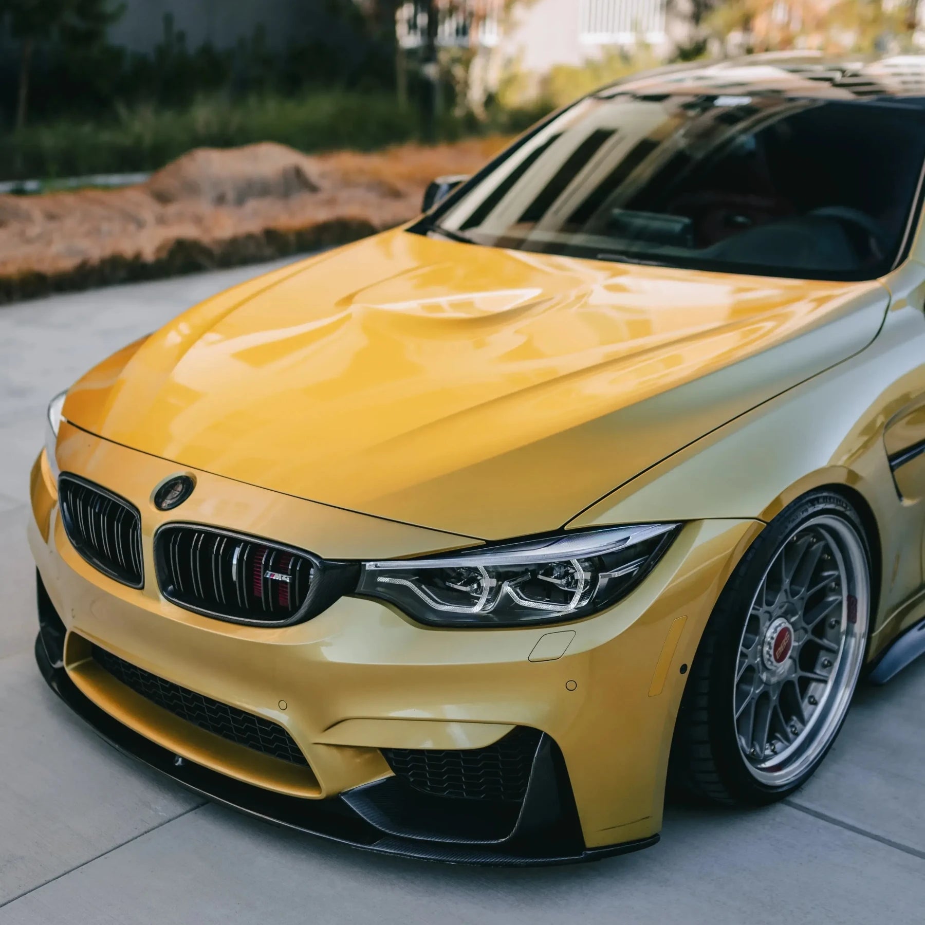 MP Style Carbon Fiber Front Lip - BMW F80 M3 & F82 / F83 M4