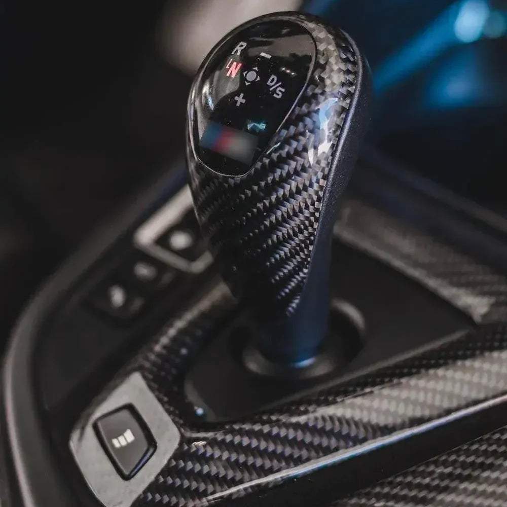 bmw gear shifter MP Style Carbon Fiber Gear Shifter - BMW F80 M3 | F82 M4