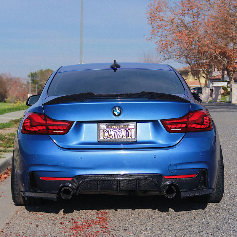 MP Style Carbon Fiber Rear Diffuser - BMW F32 / F33 / F36 4 Series