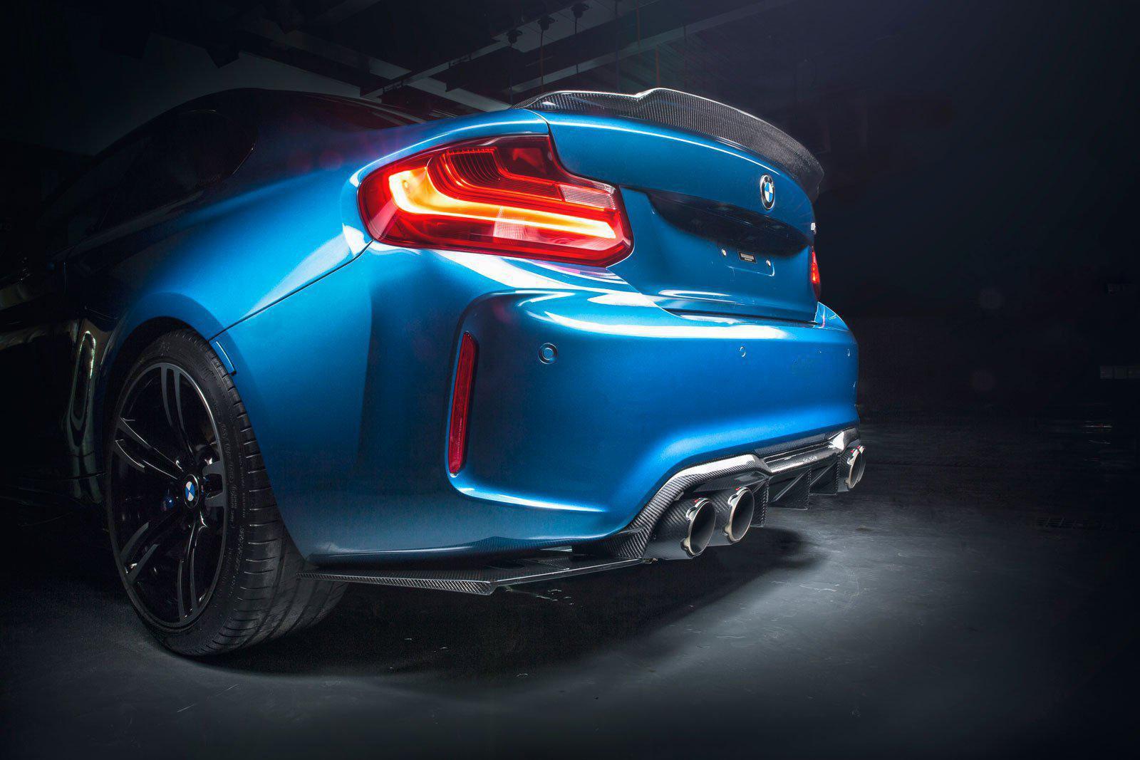 MP Style Carbon Fiber Rear Diffuser - BMW F87 M2 & M2C