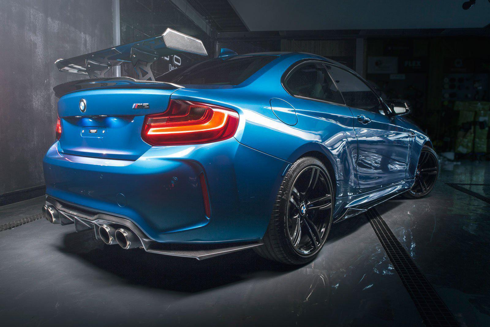 MP Style Carbon Fiber Rear Diffuser - BMW F87 M2 & M2C