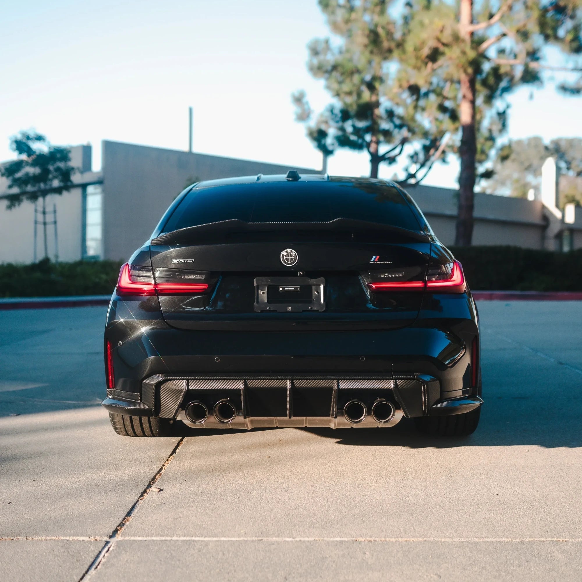 MP Style Carbon Fiber Rear Diffuser - BMW G80 M3 & G82/G83 M4