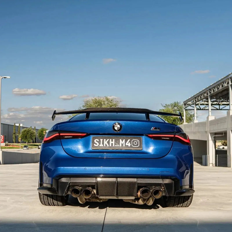 MP Style Carbon Fiber Rear Wing - BMW G80 M3 & G82 M4