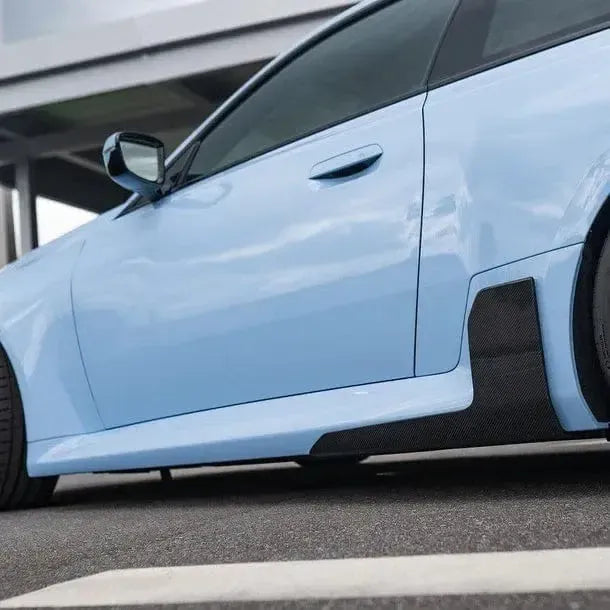  G87 M2　サイドスポイラー　カーボン　MPスタイル MP Style Carbon Fiber Side Skirt Winglets - BMW G87 M2