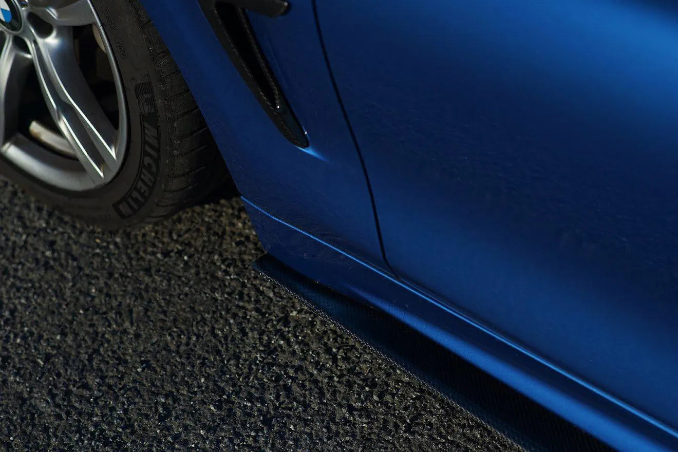 M Performance Style Extended Carbon Fiber Side Skirts - BMW F32 / F33 / F36 4 Series