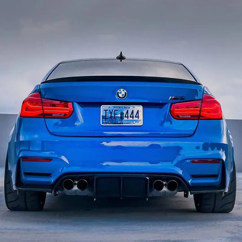 MP Style Carbon Fiber Trunk Spoiler - BMW F80 M3 & F30 3 Series