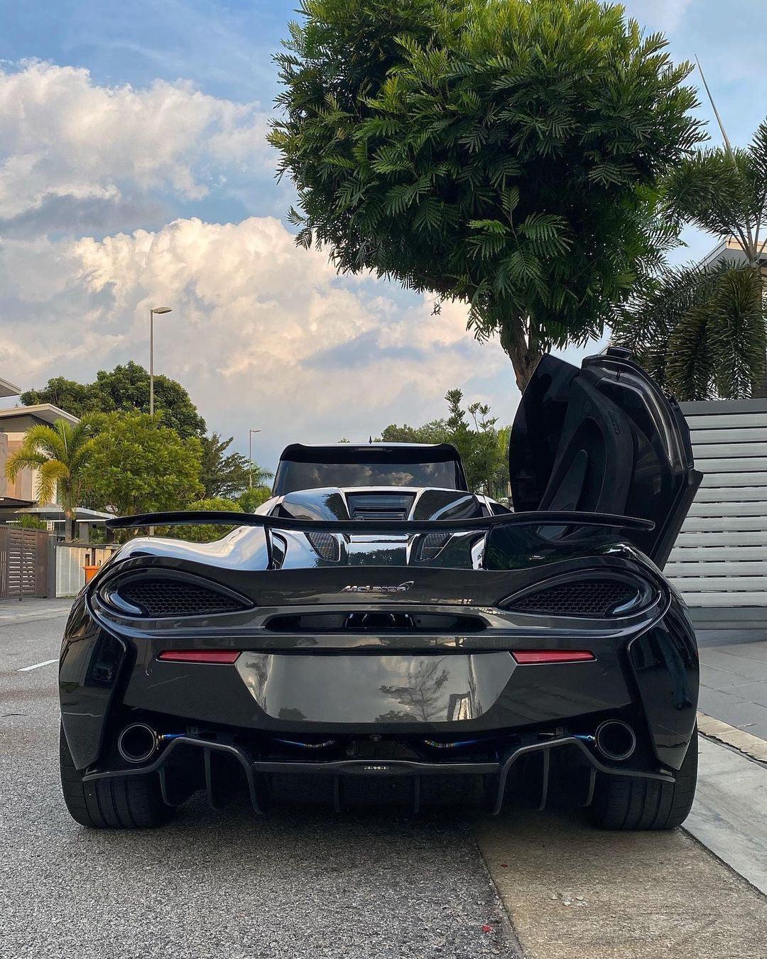 N Style Carbon Fiber Rear Wing - McLaren 570S/570GT/540C