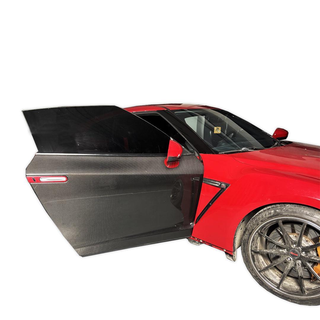 Nismo Style Full Carbon Fiber Door Panel - Nissan GTR R35