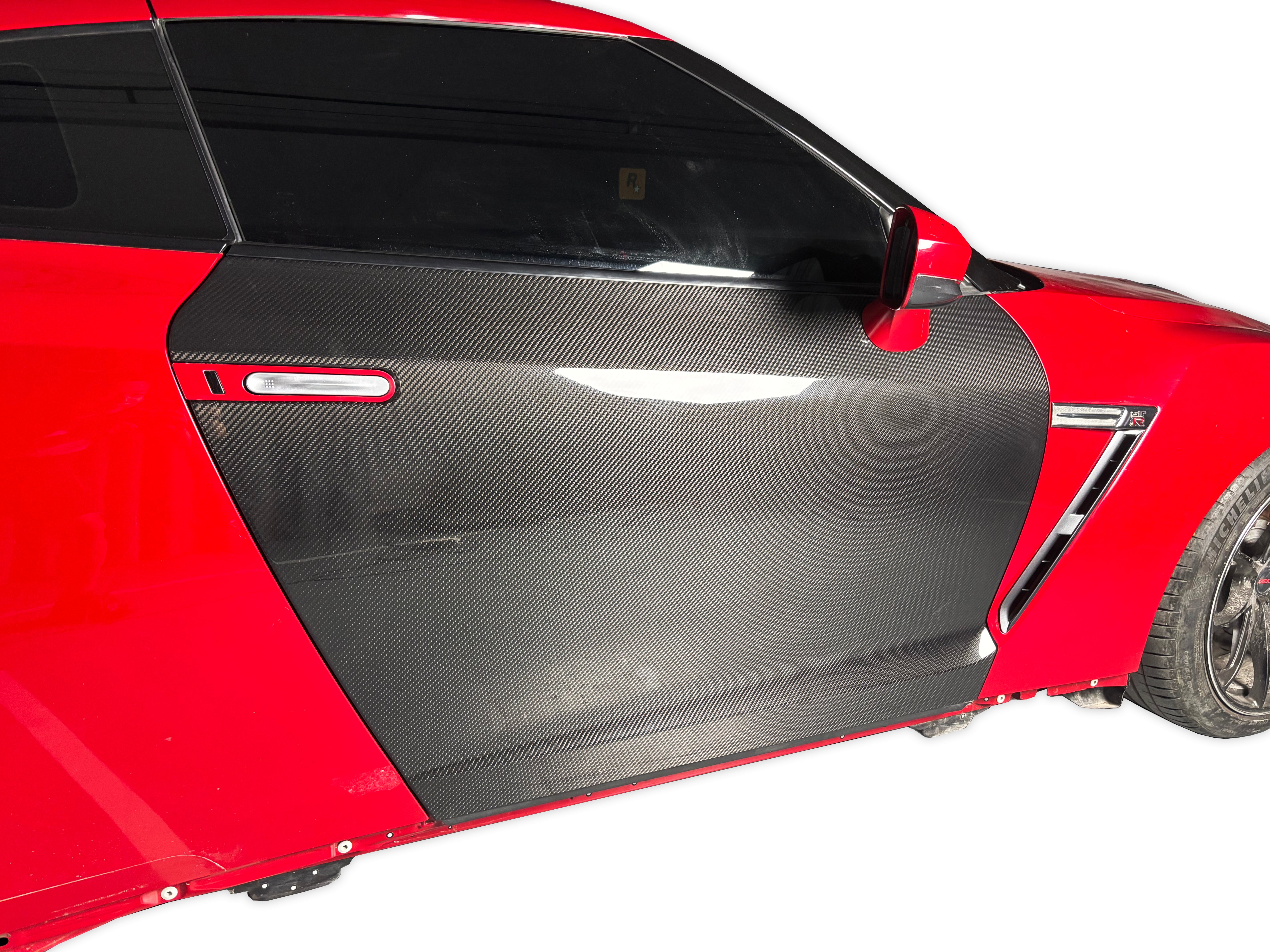 Nismo Style Full Carbon Fiber Door Panel - Nissan GTR R35