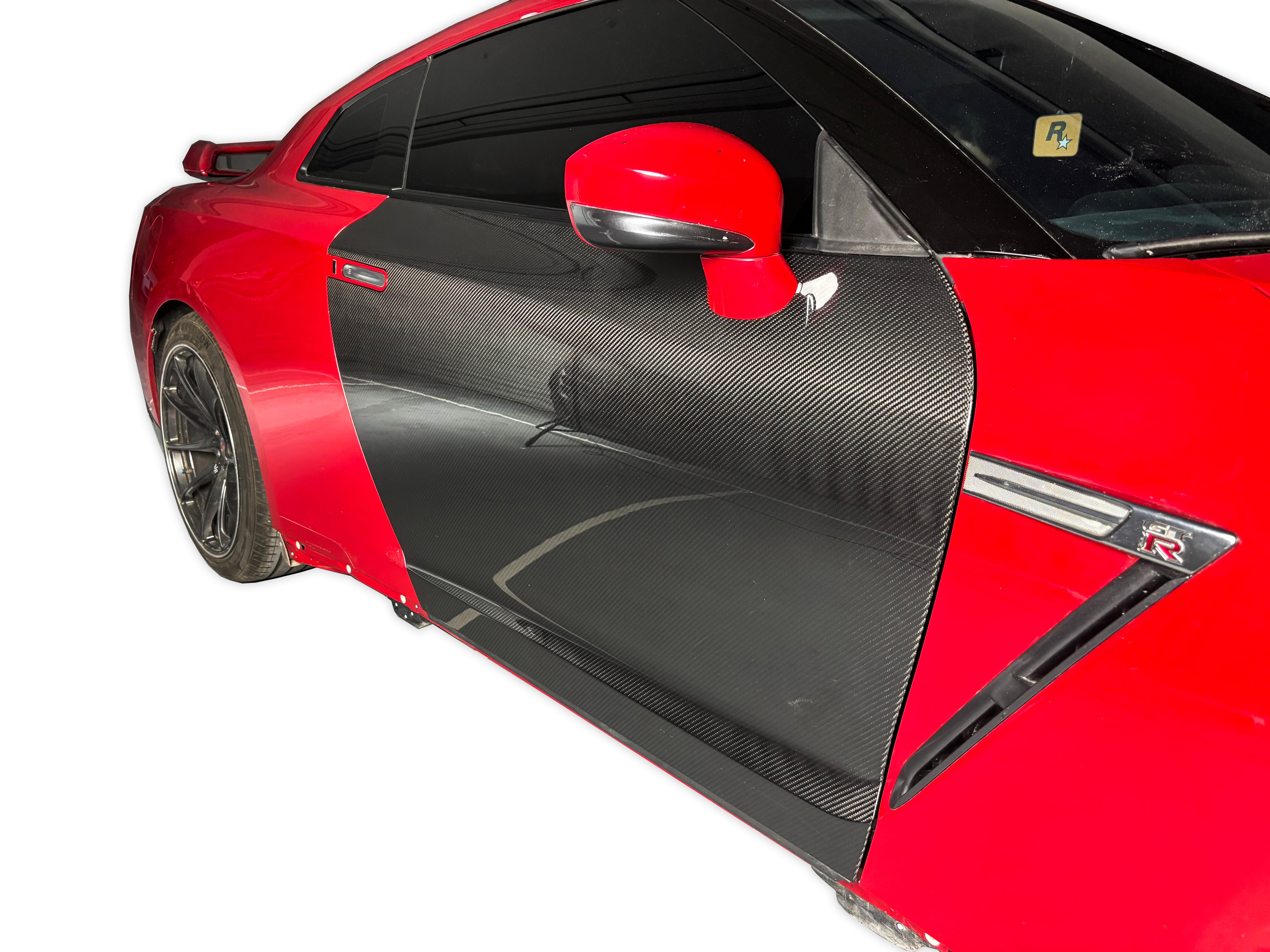 Nismo Style Full Carbon Fiber Door Panel - Nissan GTR R35