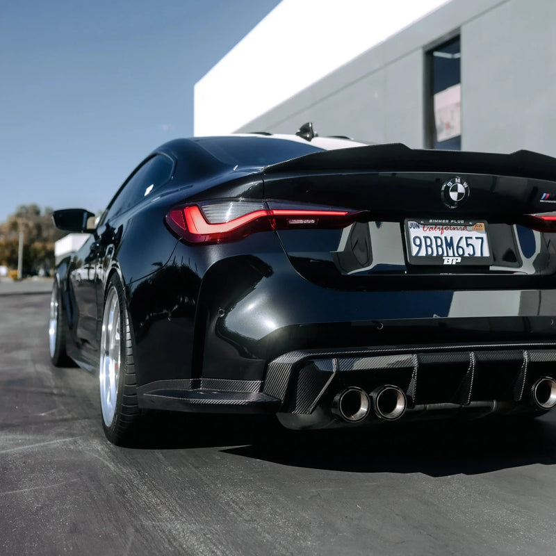 OEM Style Carbon Fiber Rear Canard Splitters - BMW G80 M3 & G82/G83 M4