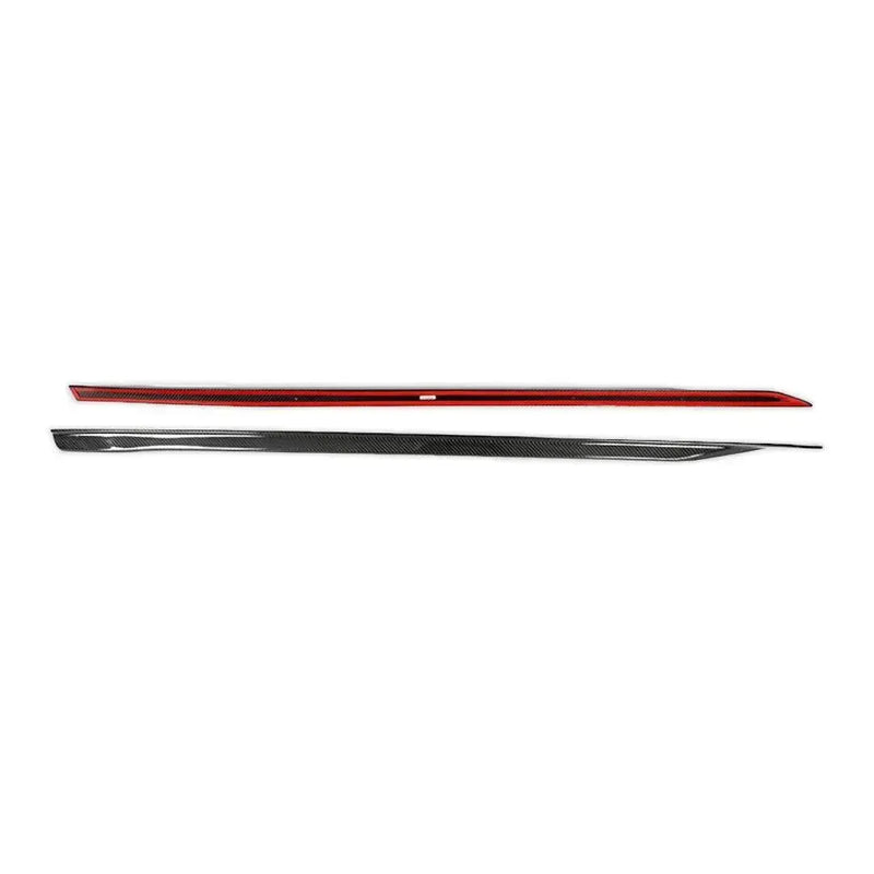 P Style Carbon Fiber Side Skirt - BMW G60 5 Series M-Sport