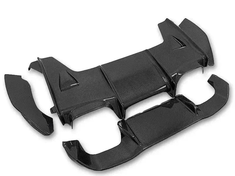 PSM Style Carbon Fiber Rear Diffuser - BMW F87 M2 / M2C