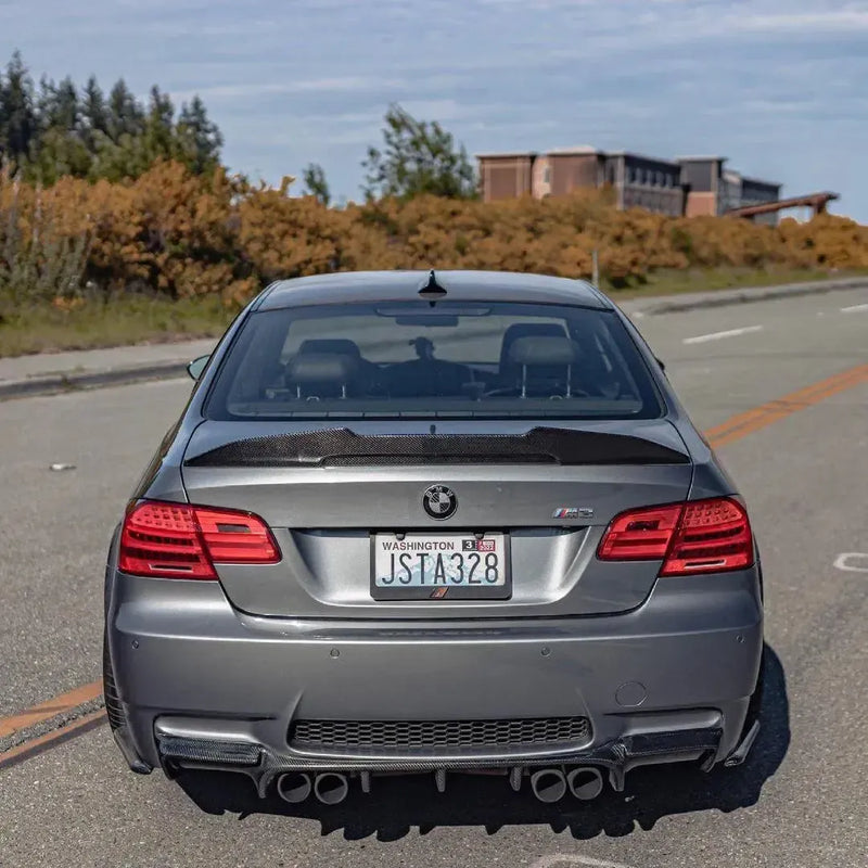 PSM Style High Kick Carbon Fiber Trunk Spoiler - BMW E90 / E92 / E93 M3 & 3 Series