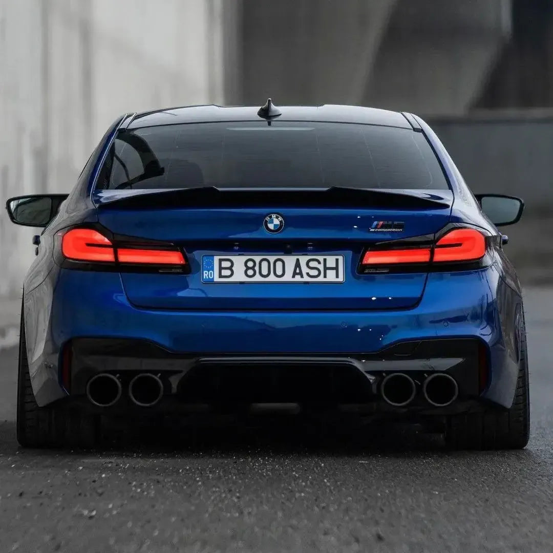 PSM Style High Kick Carbon Fiber Trunk Spoiler - BMW F90 M5 & G30 5 Series