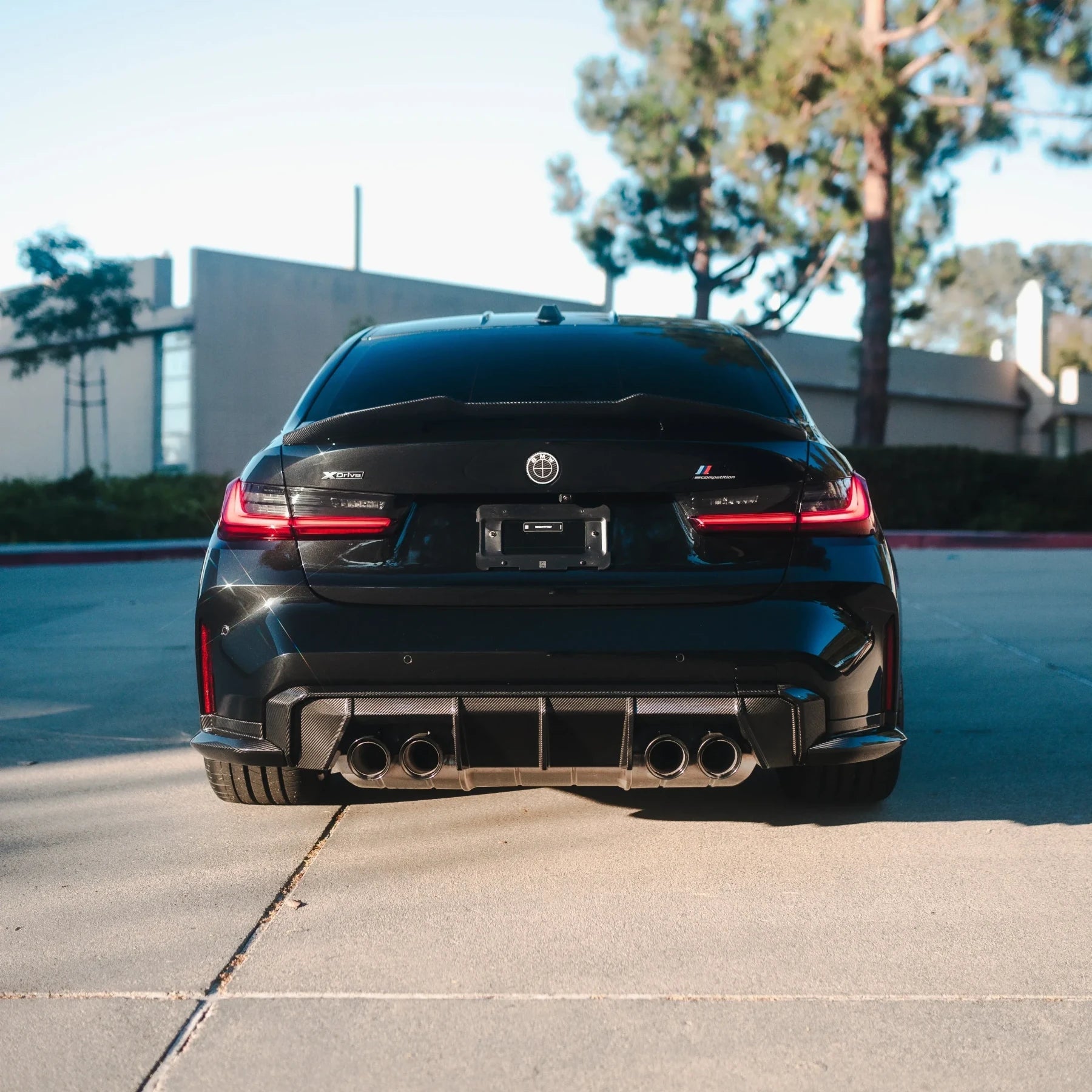 PSM Style High Kick Carbon Fiber Trunk Spoiler - BMW G80 M3 & G20 3 Series