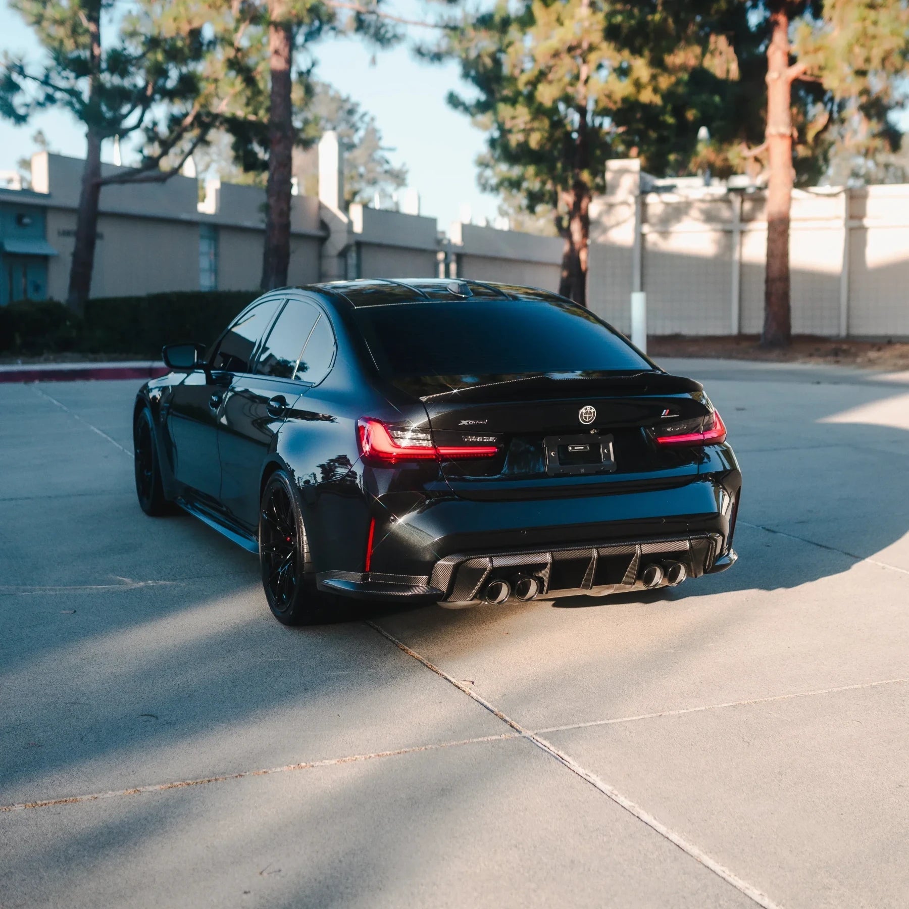 PSM Style High Kick Carbon Fiber Trunk Spoiler - BMW G80 M3 & G20 3 Series