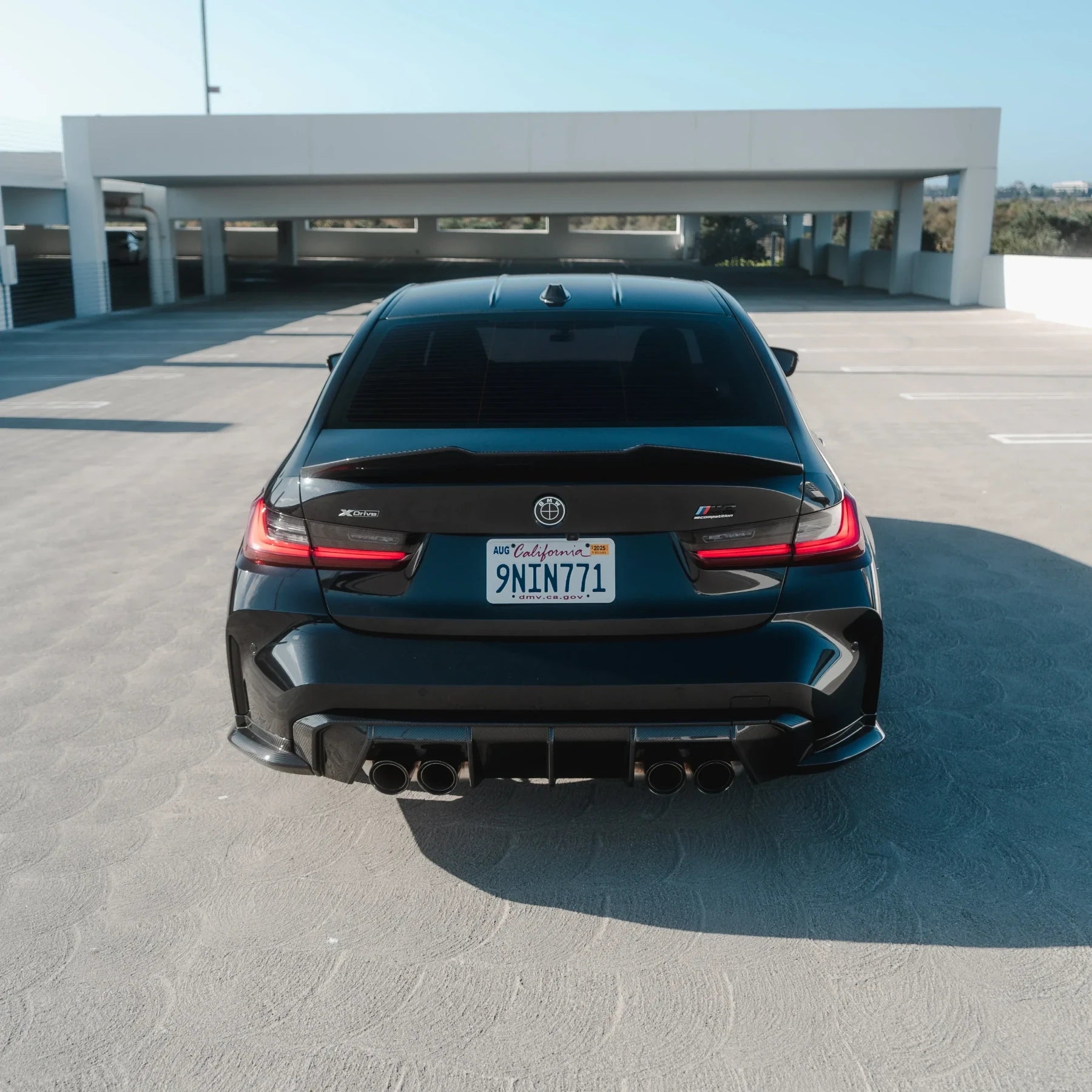 PSM Style High Kick Carbon Fiber Trunk Spoiler - BMW G80 M3 & G20 3 Series