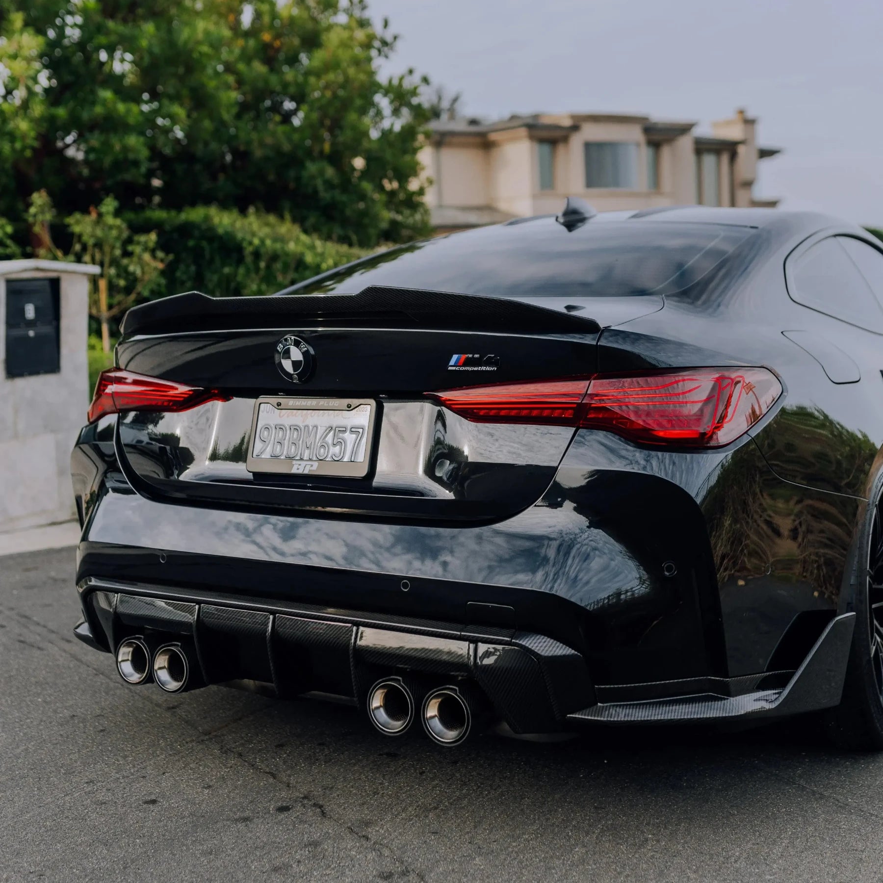 PSM Style High Kick Carbon Fiber Trunk Spoiler - BMW G82 M4 & G22 4 Series