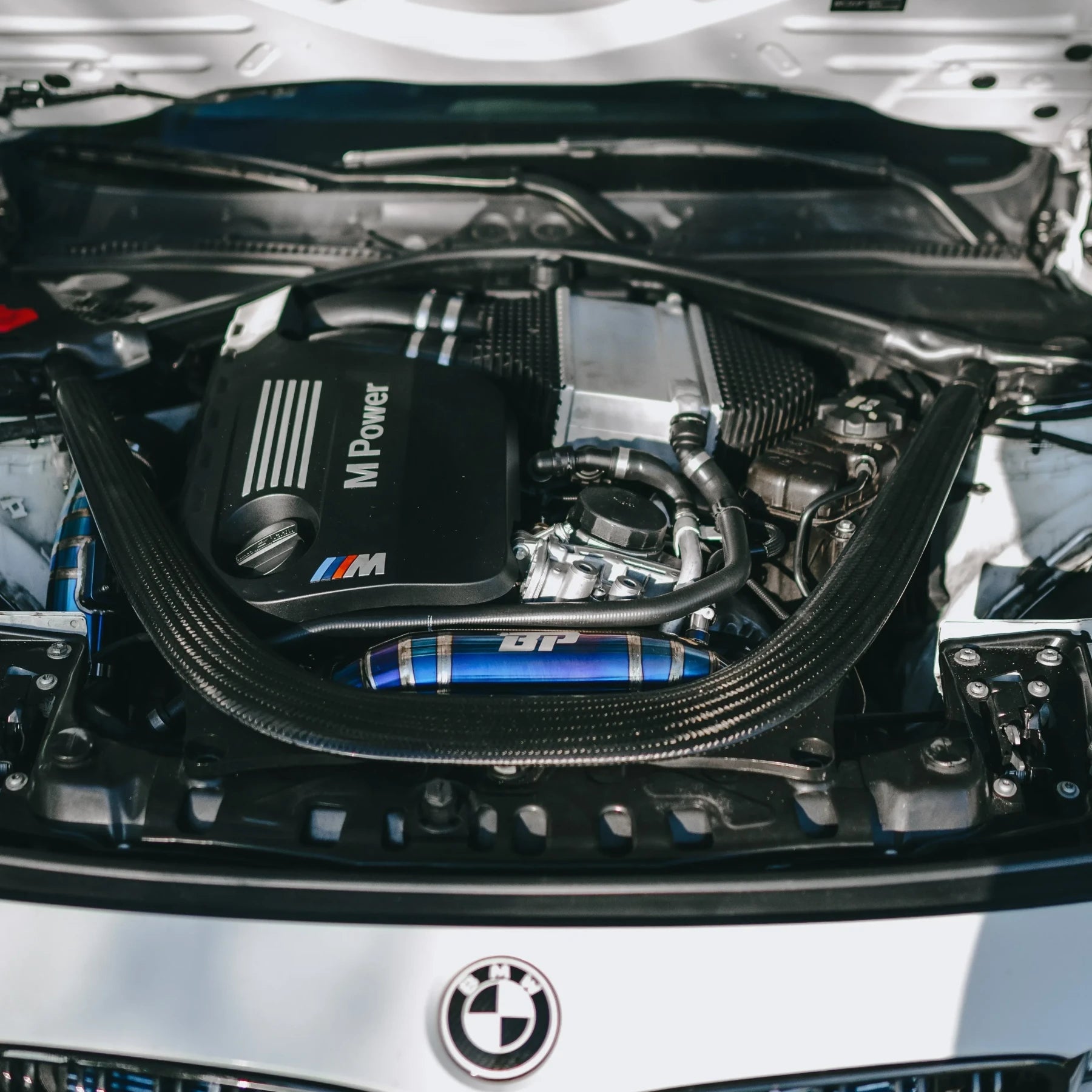 S55 Engine Front Mount Air Intake Kit - BMW F80 M3, F82/F83 M4, & F87 M2C