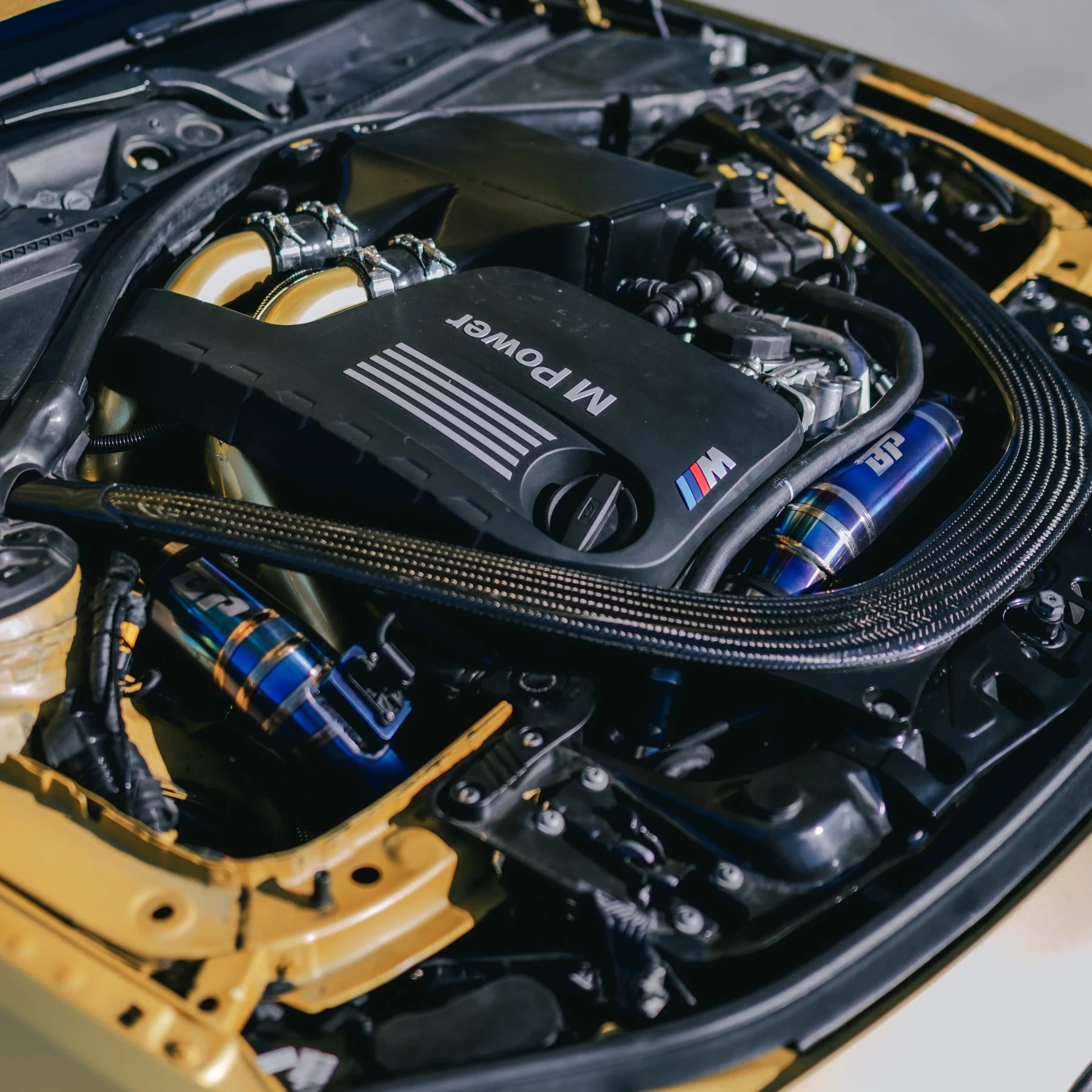 S55 Engine Front Mount Air Intake Kit - BMW F80 M3, F82/F83 M4, & F87 M2C