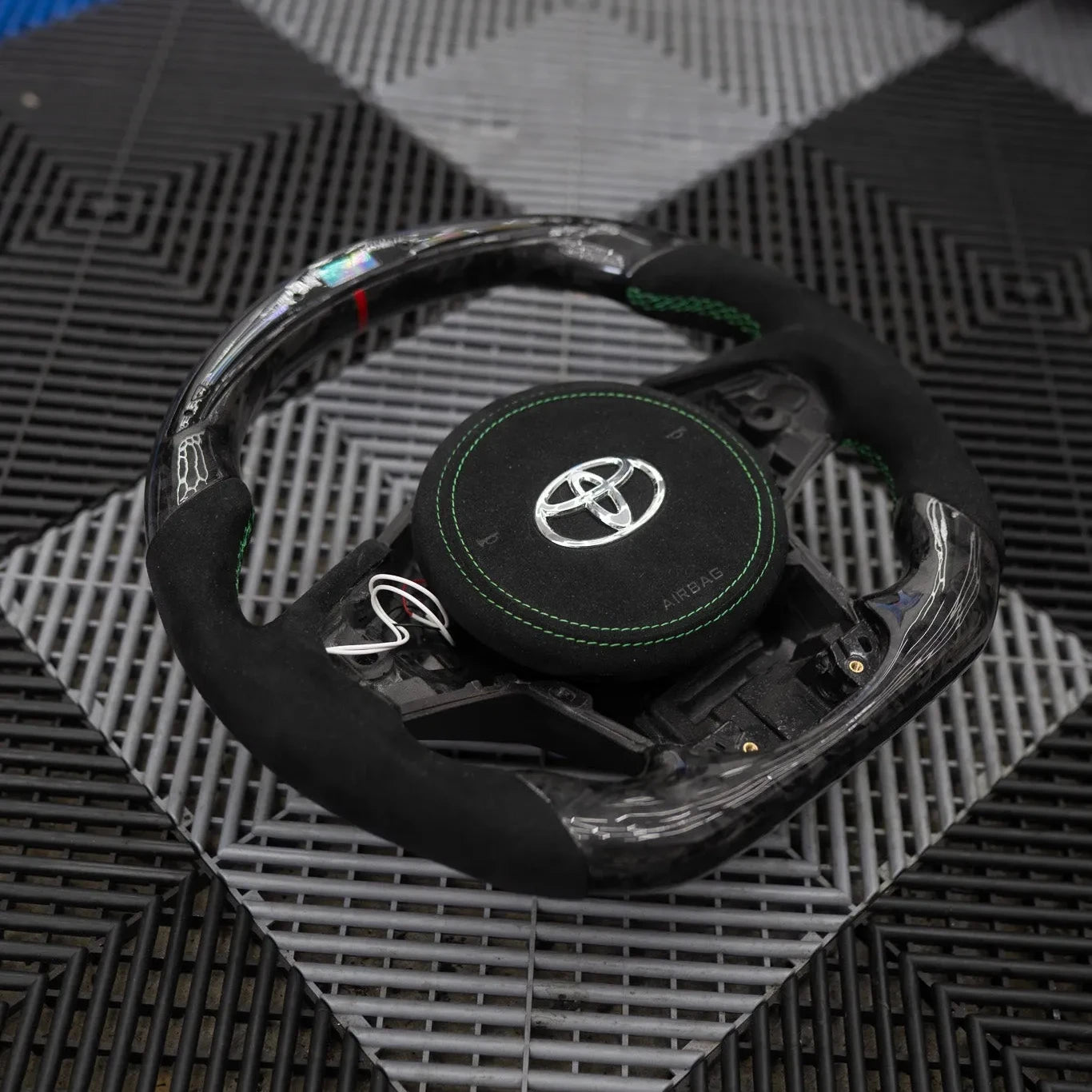 Pre-Configured Carbon Fiber Steering Wheel – Ready to Ship Today