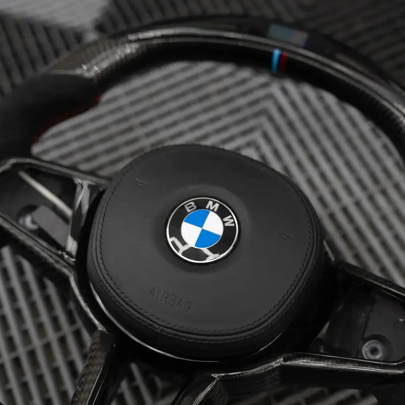 Pre-Configured Carbon Fiber Steering Wheel – Ready to Ship Today