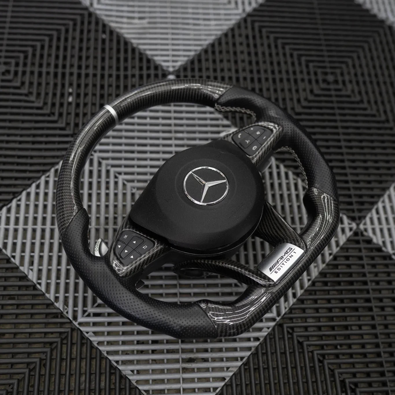 Pre-Configured Carbon Fiber Steering Wheel – Ready to Ship Today