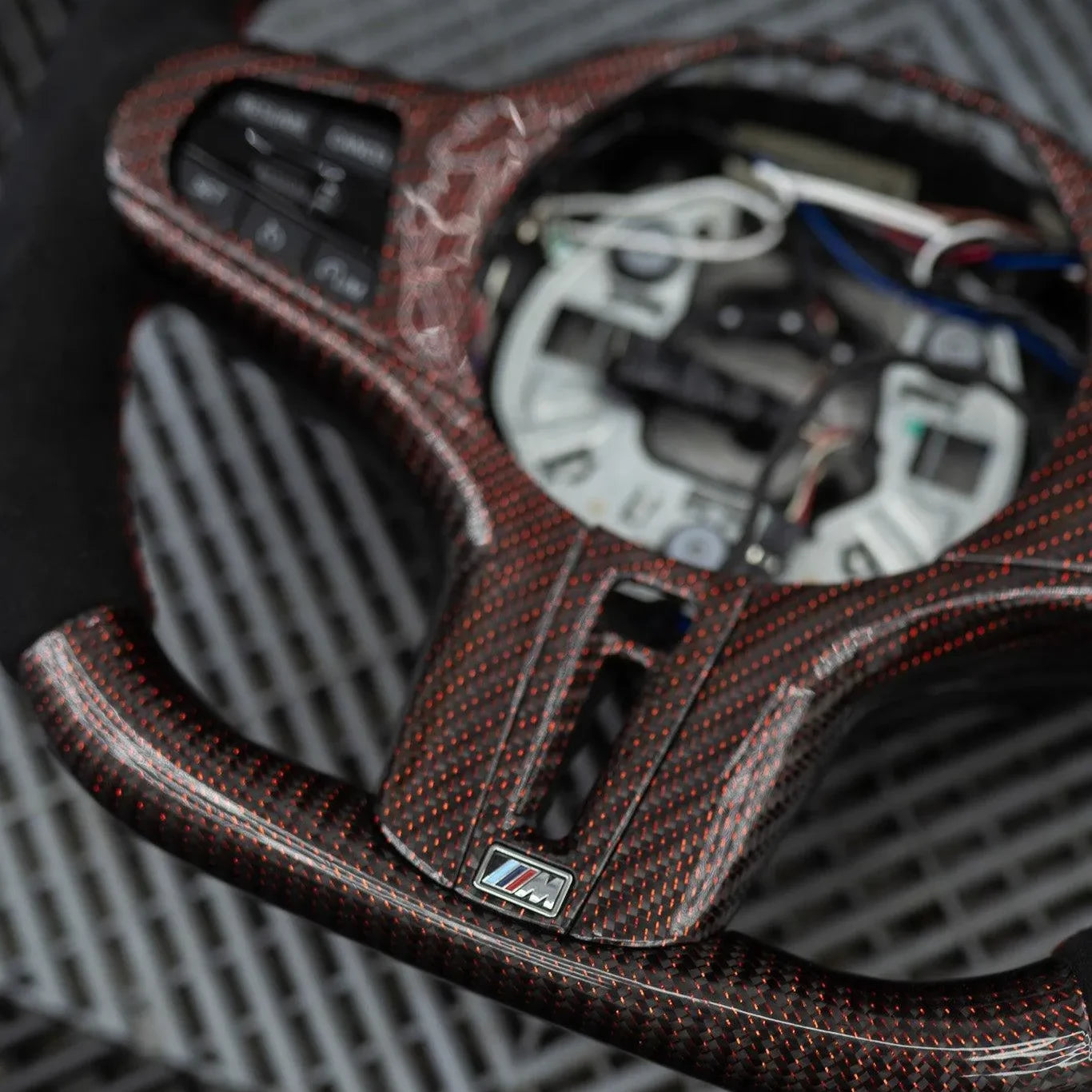 Pre-Configured Carbon Fiber Steering Wheel – Ready to Ship Today