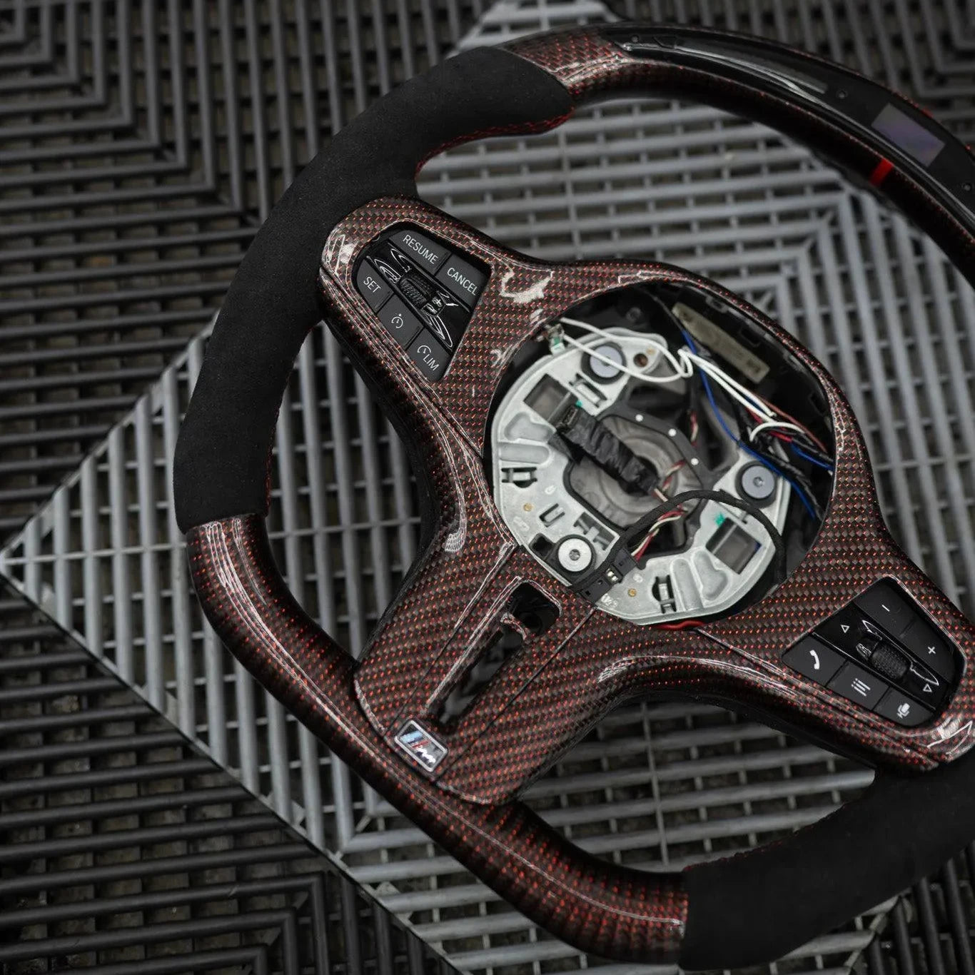 Pre-Configured Carbon Fiber Steering Wheel – Ready to Ship Today
