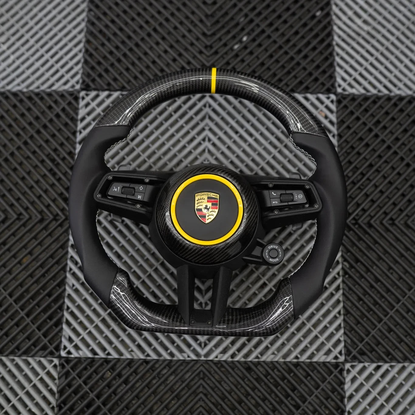 Pre-Configured Carbon Fiber Steering Wheel – Ready to Ship Today