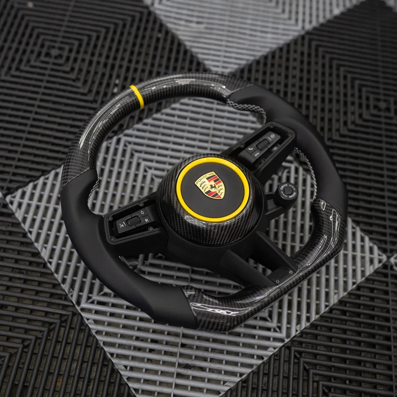 Pre-Configured Carbon Fiber Steering Wheel – Ready to Ship Today