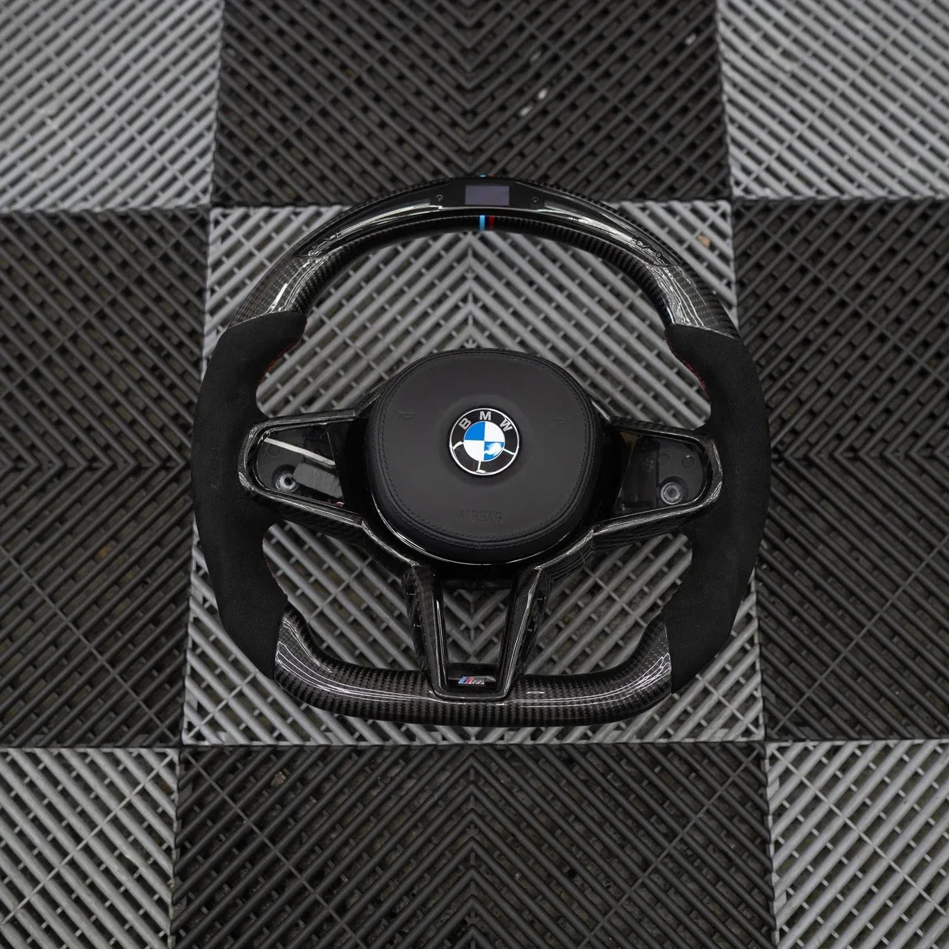 Pre-Configured Carbon Fiber Steering Wheel – Ready to Ship Today