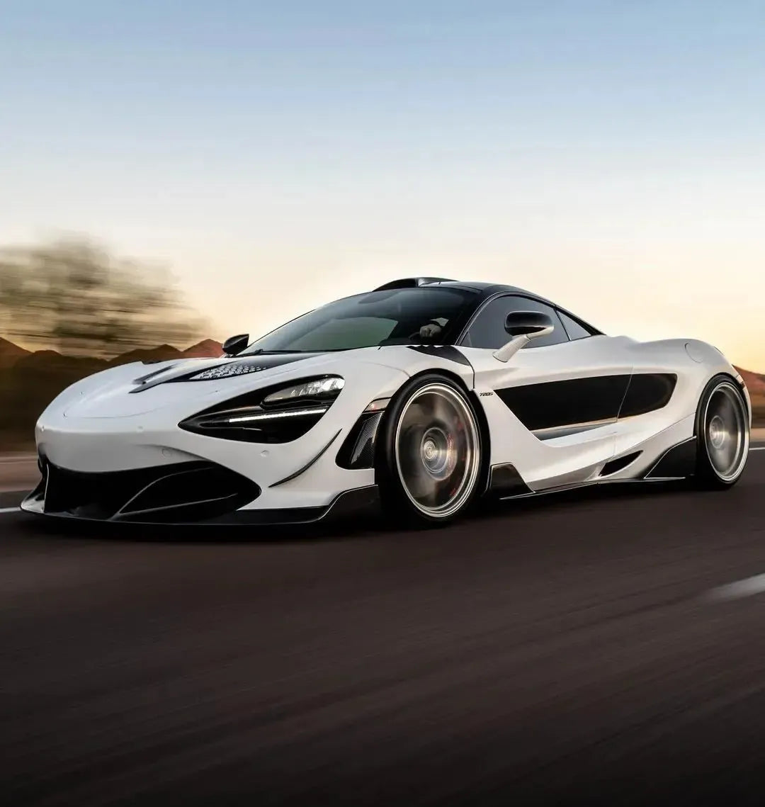 R Style Carbon Fiber Front Lip - McLaren 720S