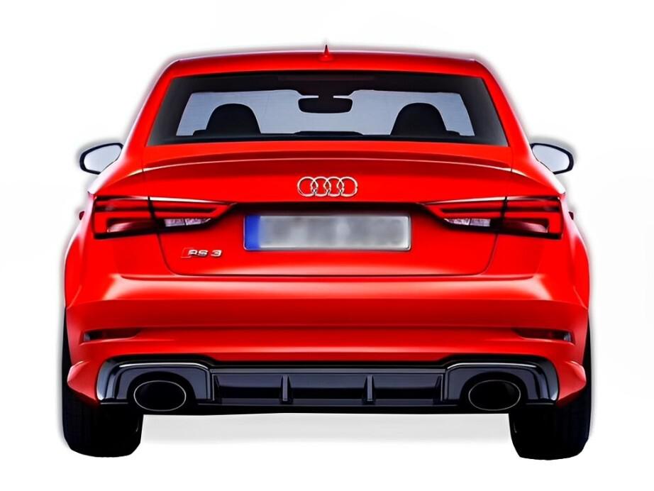 RS3 Front Bumper Conversion Kit with Rear Diffuser - Audi 8V A3/S3