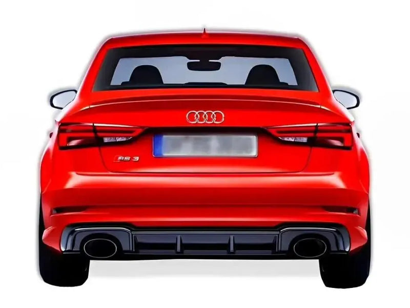 RS3 Front Bumper Conversion Kit with Rear Diffuser - Audi 8V A3/S3