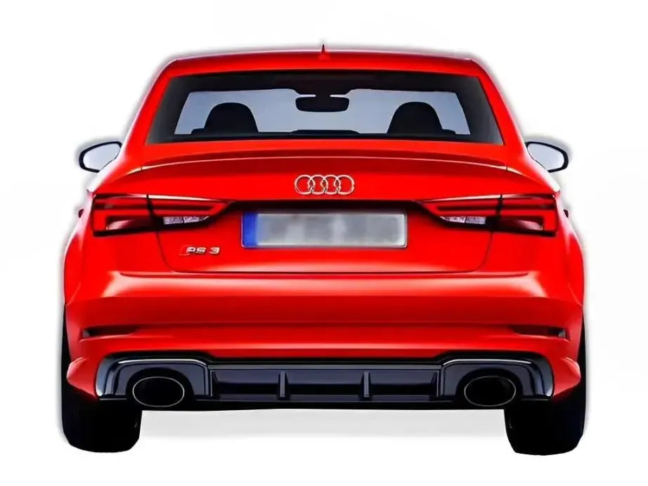 RS3 Front Bumper Conversion Kit with Rear Diffuser - Audi 8V A3/S3