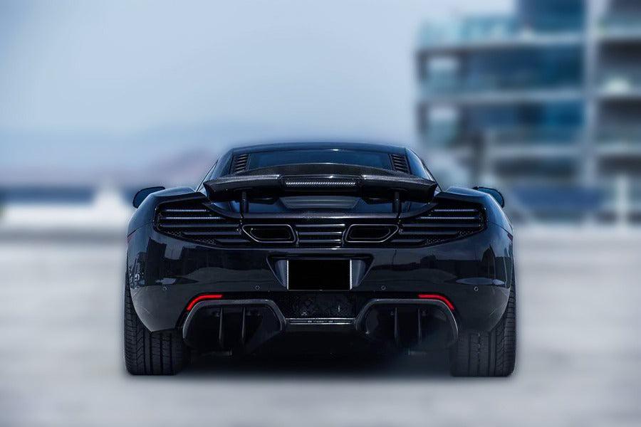 RZA Style Carbon Fiber Rear Diffuser - McLaren 650S & MP4-12C