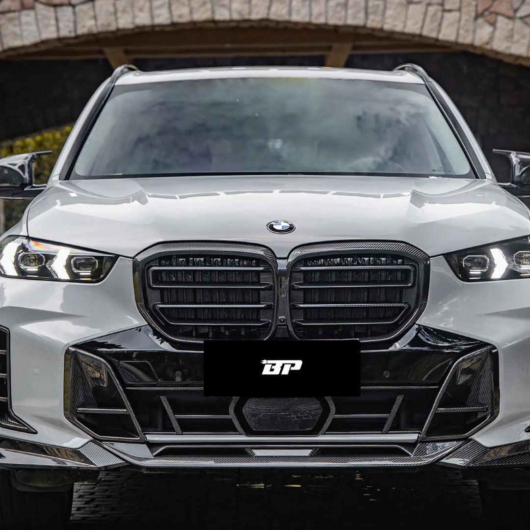 SQ Style Carbon Fiber Front Centre Lower Grille - BMW G05 X5 LCI