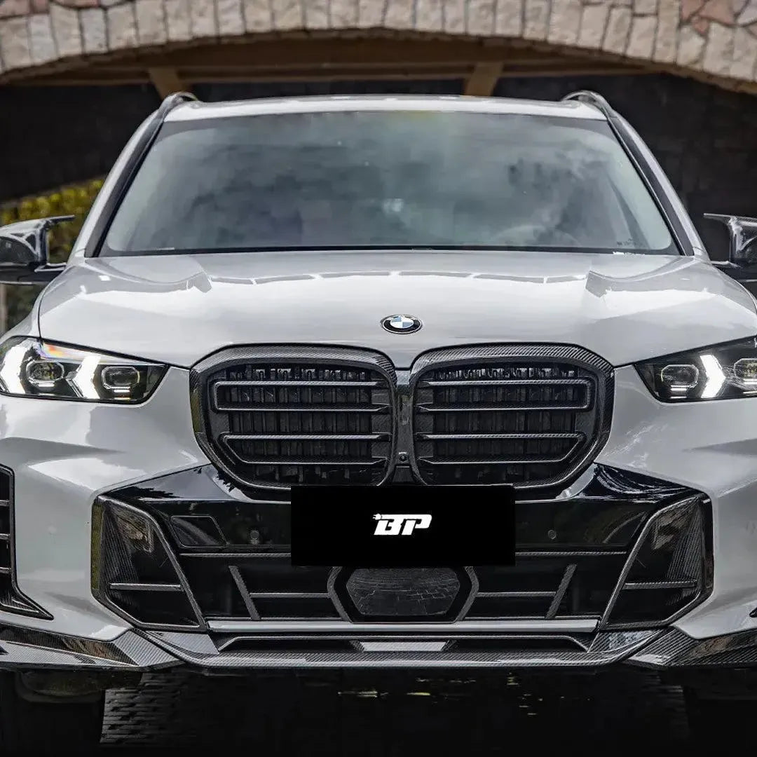 SQ Style Carbon Fiber Front Centre Lower Grille - BMW G05 X5 LCI