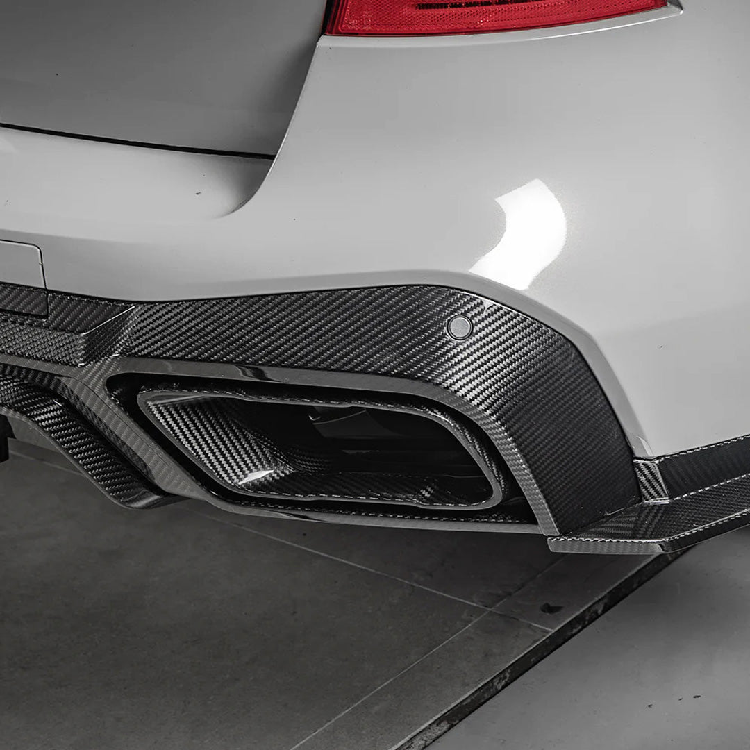 SQ Style Carbon Fiber Exhaust Tips - BMW G05 X5