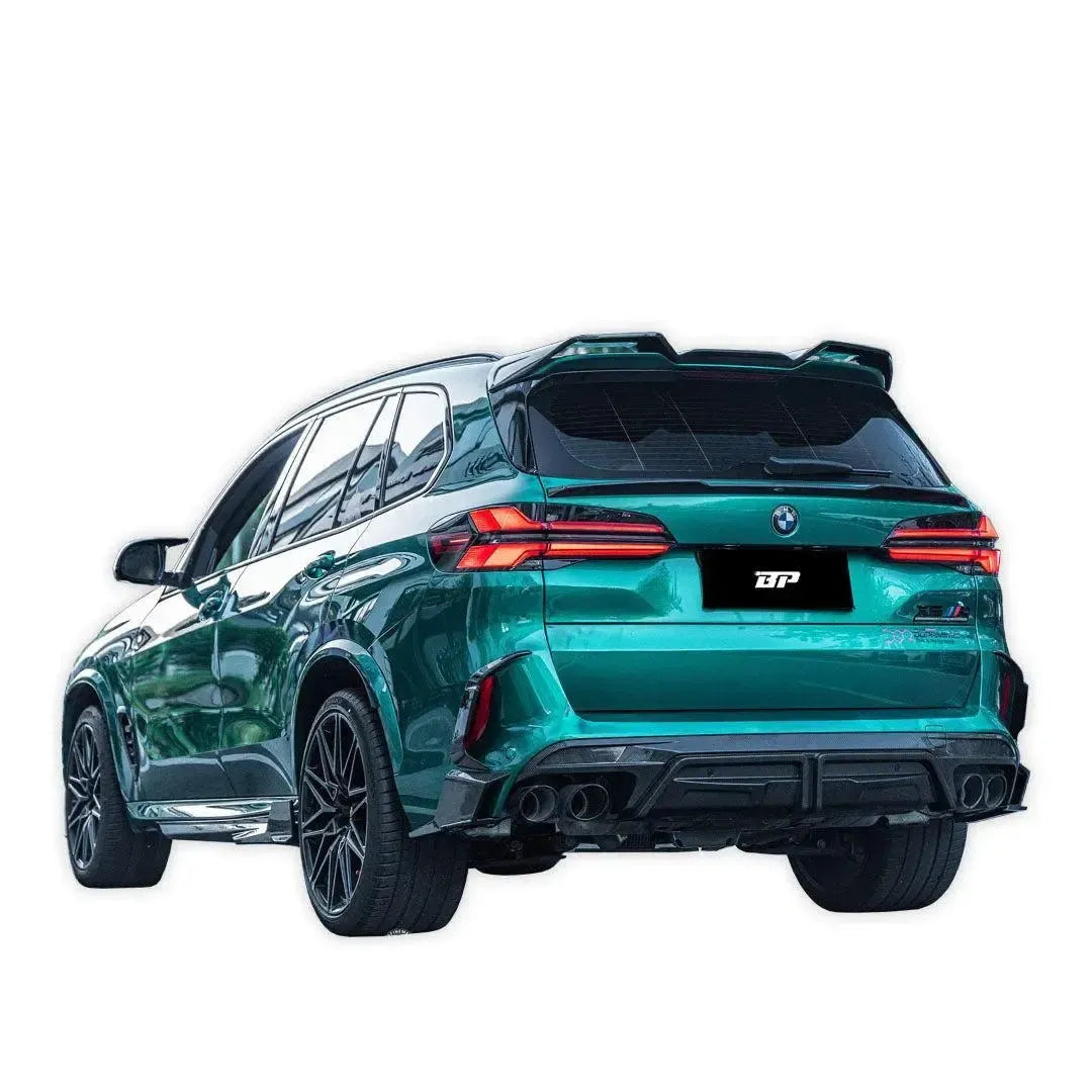 SQ Style Carbon Fiber Diffuser With or Without Brake Light - BMW F95 X5M