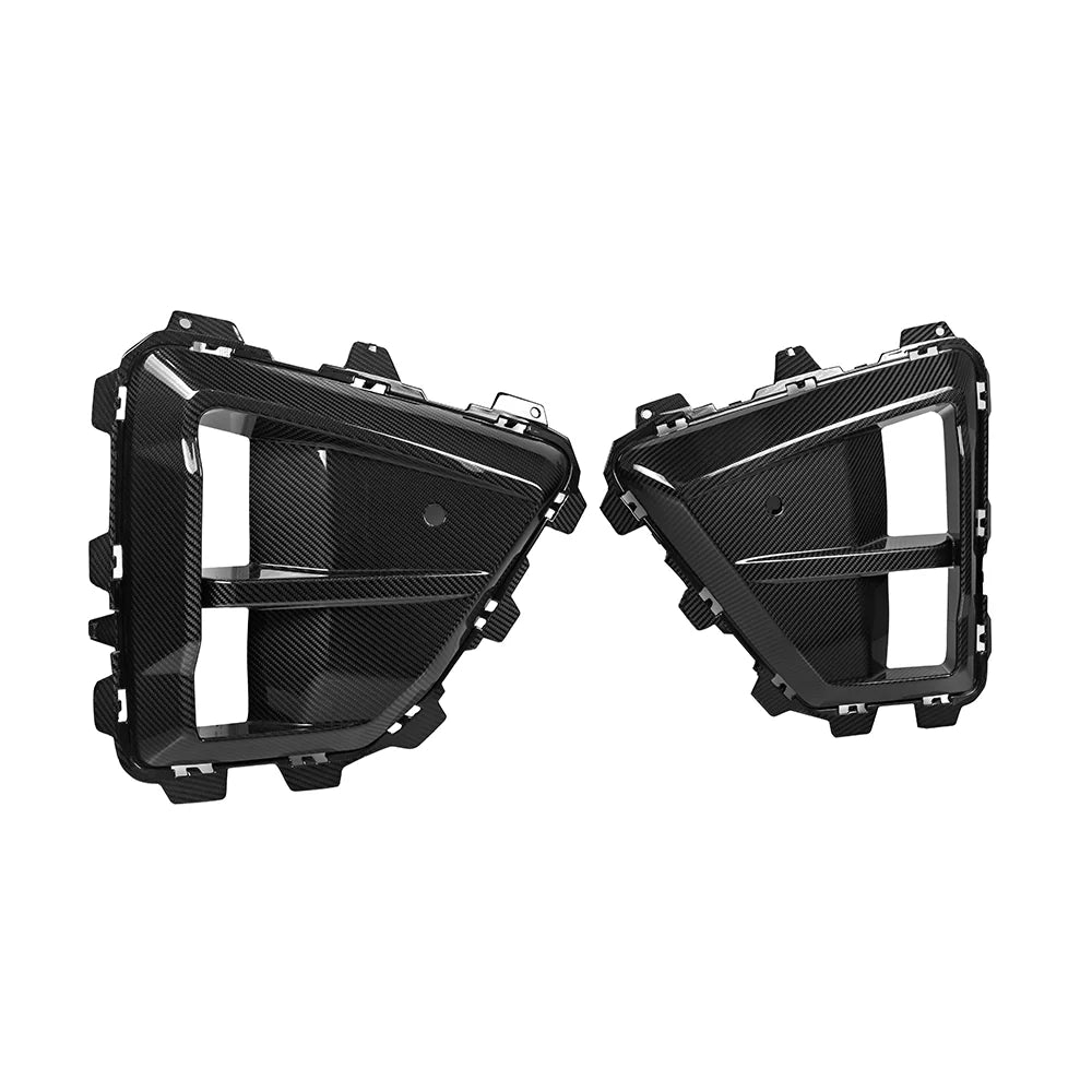 SQ Style Carbon Fiber Front Air Duct - BMW F95 X5M & F96 X6M